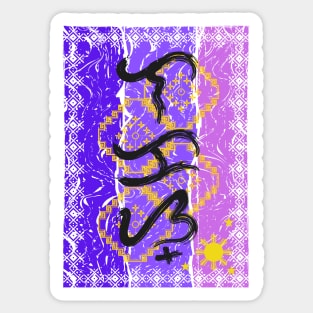 Baybayin word Lakas (Strength) Sticker